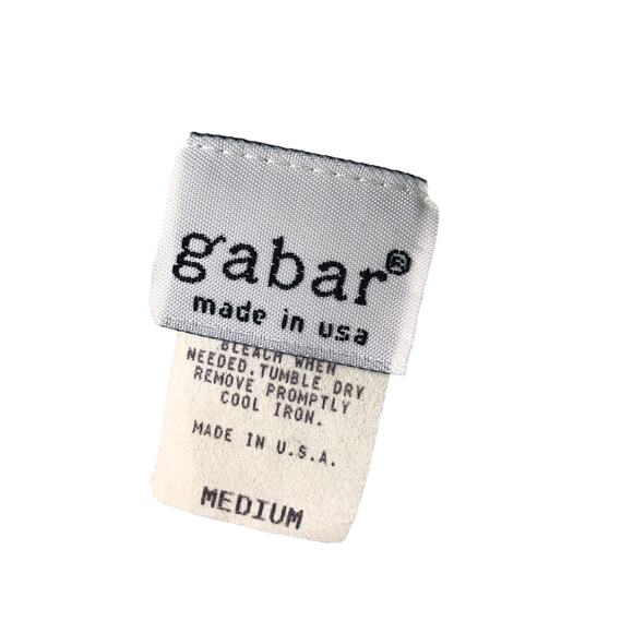 Gabar Size Medium Cover Up White Sheer Geometric Tunic Top Vacation Beach - Picture 11 of 15